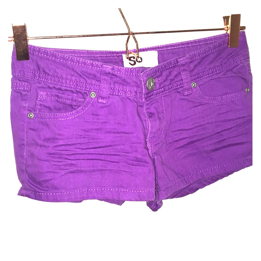 Purple Short Shorts